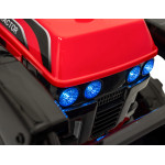 Elektrický traktor s lyžicou G320 - červený